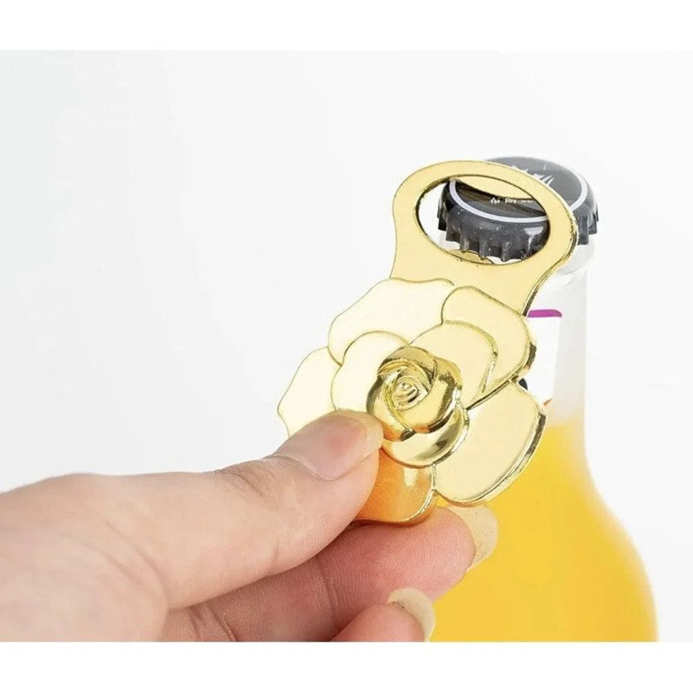 1 Rose Flower Shape Bottle Opener
